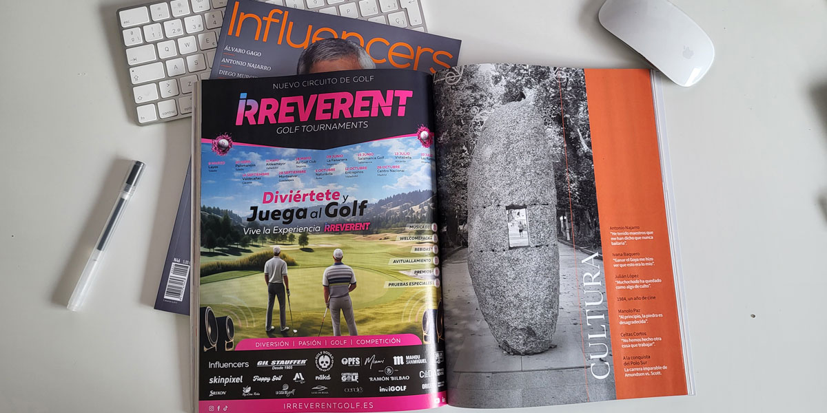 Revista Influencers- Media partner de Irreverent Golf